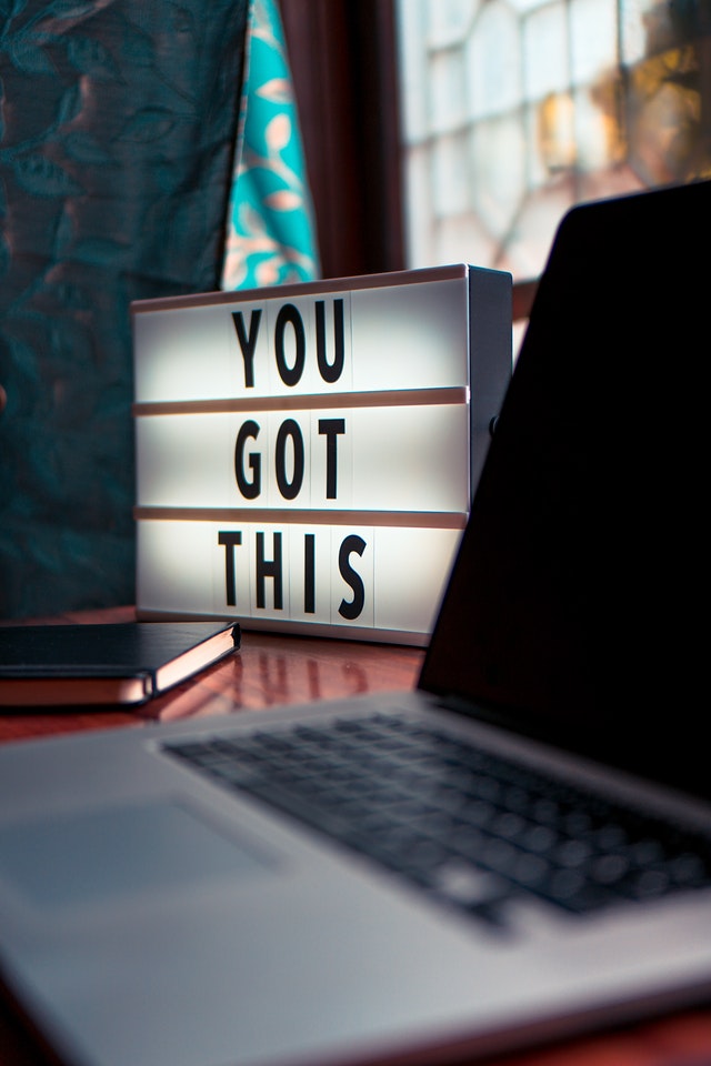 You got this! in lightbox